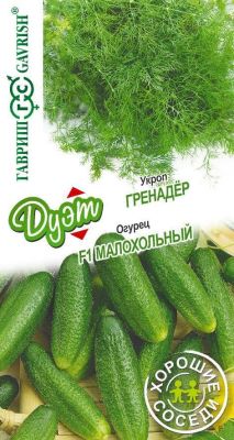 Огурец Малохольный + Укроп Гренадер Огурец Малохольный + Укроп Гренадер фото